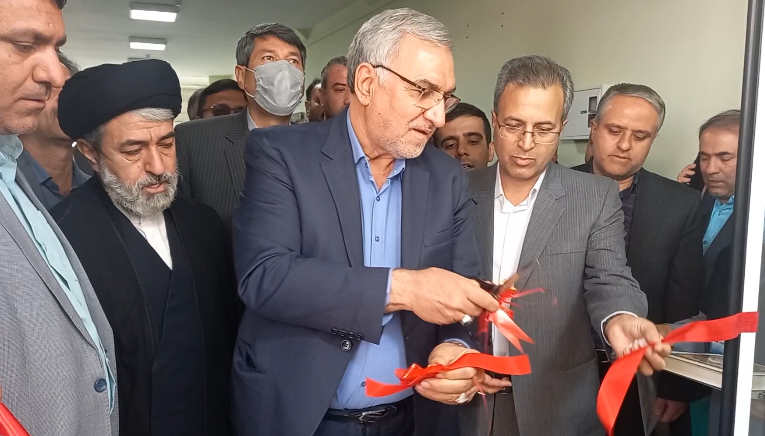 افتتاح بخش داخلی بیمارستان آیت الله مدنی بجستان